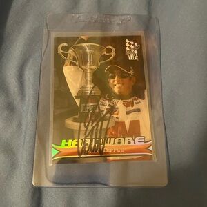 Greg Biffle NASCAR Racing Headware Press Pass VIP Autograph Card